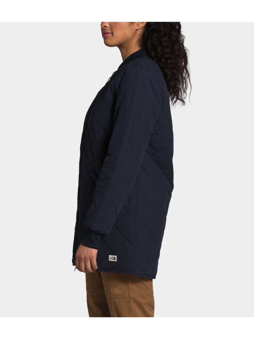 The North Face Women's Parka Aviator Jacket Coat - Navy Small, New Tags - Picture 3 of 5